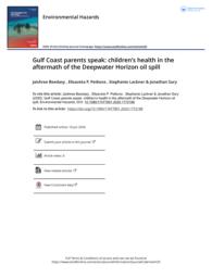 thumnail for Gulf Coast parents speak children s health in.pdf
