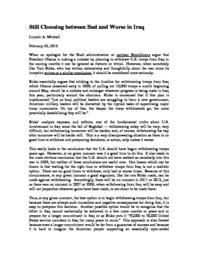 thumnail for Still_Choosing_between_Bad_and_Worse_in_Iraq.pdf