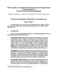 thumnail for Wexler_-Attorney_General_Regulation_of_Hybrid_Entities_as_Charitable_Trusts.pdf