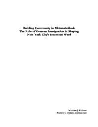 thumnail for Kuhnert._Building_Community_in_Kleindeutschland.pdf