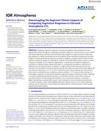 thumnail for JGR Atmospheres - 2021 - McDermid - Disentangling the Regional Climate Impacts of Competing Vegetation Responses to.pdf