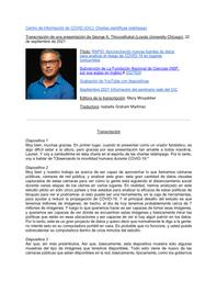 thumnail for Transcripción de una presentación de George K. Thiruvathukal (Loyola University Chicago).pdf