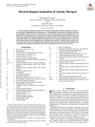 thumnail for Ciccarino and Savin - 2019 - Electron-Impact Ionization of Atomic Nitrogen.pdf