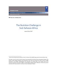 thumnail for Fanzo - The Nutrition Challenge in Sub-Saharan Africa.pdf