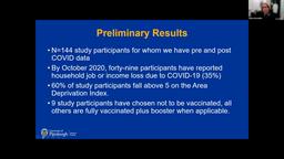 thumnail for COVID-19 Research Lightning Talk - Susan Wesmiller.mp4