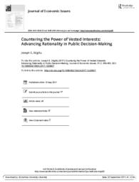 thumnail for Countering the Power of Vested Interests Advancing Rationality in Public Decision Making.pdf