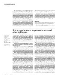 thumnail for Klitzman_Sorcery and Science_Responses to Kuru and Other Epidemics.pdf