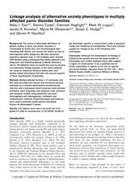 thumnail for Fyer et al. - 2012 - Linkage analysis of alternative anxiety phenotypes.pdf