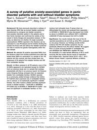thumnail for Subaran et al. - 2012 - A survey of putative anxiety-associated genes in p.pdf
