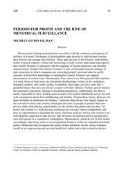 thumnail for Gilman_2021_Periods for Profit and the Rise of Menstrual Surveillance.pdf
