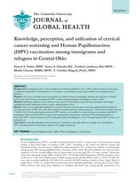 thumnail for Gebre et al_2021_Knowledge, perception and utilization of cervical cancer screening and Human.pdf