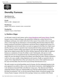 thumnail for Dorothy Farnum – Women Film Pioneers Project.pdf
