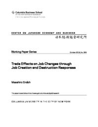 thumnail for Masahiro Endoh.Trade Efffects on Job Changes.CJEB Working Paper #369 Oct. '19.pdf