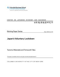 thumnail for WP 375.Japan's Voluntary Lockdown.pdf