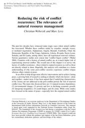 thumnail for levy.webersik.2016.reducing risk of conflict.resource management.pdf