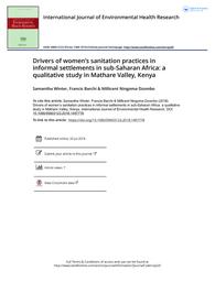 thumnail for Winter et al. - 2018 - Drivers of women’s sanitation practices in informa.pdf