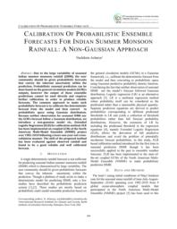 thumnail for CALIBRATION OF PROBABILISTIC ENSEMBLE FORECASTS FOR INDIAN SUMMER MONSOON RAINFALL- A NON-GAUSSIAN APPROACH.pdf