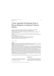 thumnail for Razlighi et al. - A New Algorithm for Predicting Time to Disease End.pdf