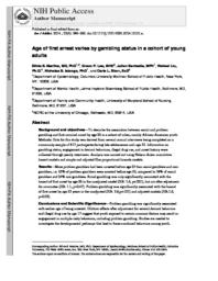 thumnail for Martins_Age of first arrest varies by gambling status in a cohort of young adults.pdf