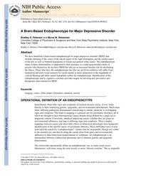 thumnail for Peterson and Weissman - 2011 - A Brain-Based Endophenotype for Major Depressive D.pdf