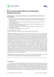 thumnail for Gustafson et al. - 2016 - Seven Food System Metrics of Sustainable Nutrition.pdf