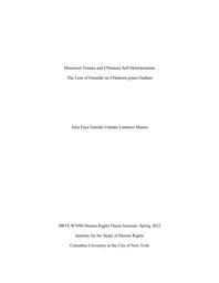 thumnail for Munoz - 2022 - Historical Trauma and CHamoru Self-Determination; .pdf