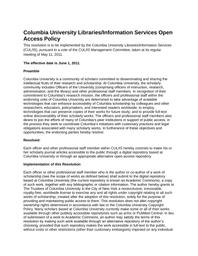 thumnail for Columbia University Libraries_Information Services Open Access Policy.docx