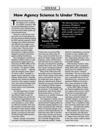 thumnail for R Webb - How Agency Science Is Under Threat - Aug. 2020 (3).pdf