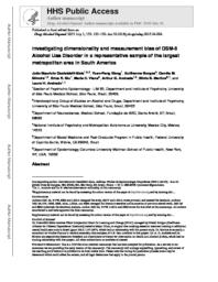 thumnail for Castaldelli_Investigating dimensionality and measurement bias of DSM-5 alcohol use disorder in a representative sample of the largest metropolitan area in South America..pdf