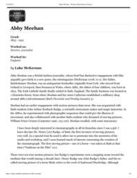 thumnail for Abby Meehan – Women Film Pioneers Project.pdf