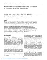 thumnail for Manly et al. - 1999 - Effect of literacy on neuropsychological test perf.pdf