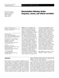 thumnail for Desmond et al. - 1994 - Disorientation following stroke Frequency, course.pdf