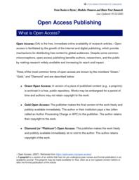 thumnail for Open Access Publishing.pdf
