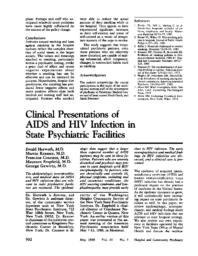 thumnail for Clinical presentations of AIDS and HIV infection in state psychiatric facilities.pdf