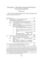thumnail for Technology - Revealing or Framing the Truth_ A Jurisprudential Debate.pdf