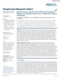 thumnail for Geophysical Research Letters - 2022 - Juang - Rapid Growth of Large Forest Fires Drives the Exponential Response of Annual.pdf