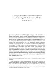thumnail for A School for Modern Times- Mildred Louise Johnson and the Funding of The Modern School in Harlem.pdf