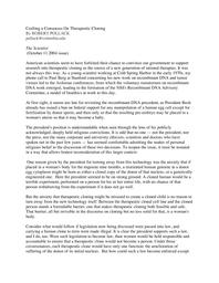 thumnail for Robert E. Pollack - 2004 - Crafting a Consensus On Therapeutic Cloning.pdf