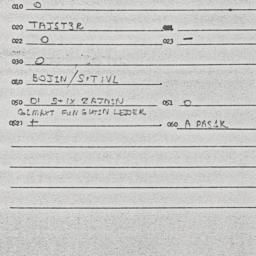Eastern questionnaire, answ...