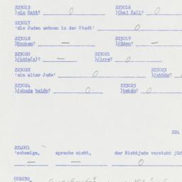 Western questionnaire, answ...
