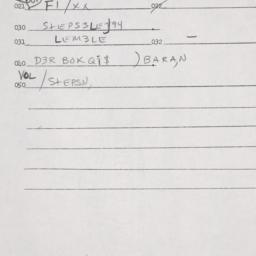 Eastern questionnaire, answ...