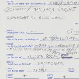 Western questionnaire, answ...