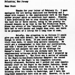 Letter from Paul H. Norgren...