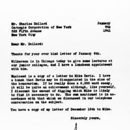 Letter from Samuel A. Stouf...
