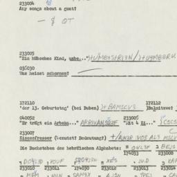 Western questionnaire, answ...