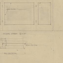Folding screen, dressing ch...