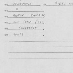 Eastern questionnaire, answ...