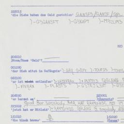 Western questionnaire, answ...