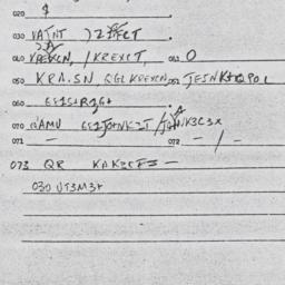 Eastern questionnaire, answ...
