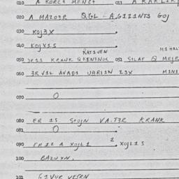 Eastern questionnaire, answ...